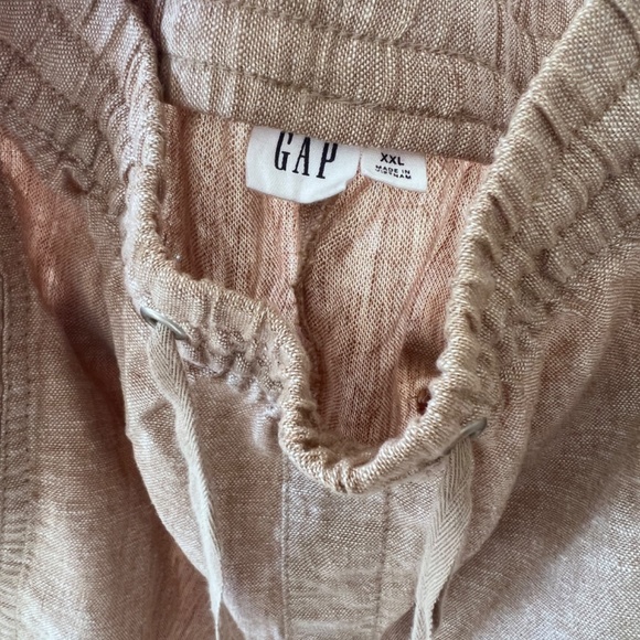 Linen Gap Drawstring Shorts NWT - Picture 2 of 3